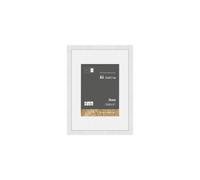 Skava A4 Wooden Picture Frame With 15 x 20cm Mount & Glass Front Nielsen White One Size