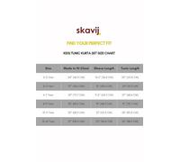 SKAVIJ Kids Cotton 2-Piece Kurta Pajama Set for Boys Brown 6-7 Years