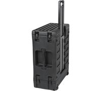 SKB 1SKB-R4UW 4U Rolling Roto Rack 19-inch Flight Case Trolley, 4U