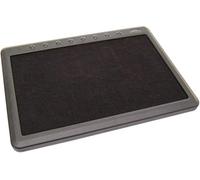 SKB Cases 1SKB-PS-8 Powered Pedalboard, Powers Up to 8 Pedals, Heavy-duty 19" x 12" Hook and Loop Mounting Surface, Eight Built-in 9VDC Output Jacks,Ballistic Nylon Carry Bag