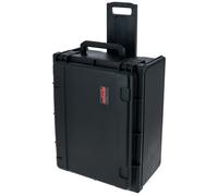 SKB Injection Molded 4U ISeries Studio Flyer Rack Case with Handle and Wheels
