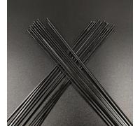 Skday 10Pcs Pillar PSR 1423 Bicycles Flat Bladed Spoke 14G Gauge 2.0mm Stainless Steel Straight Pull Black Mountain Road Bike Raios Cycling Spoke(288mm)