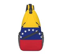 skdjowu Venezuela Flag Sling Bag Crossbody Backpack Venezuelan Travel Hiking Daypack Shoulder Chest Bag for Women Men