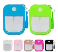 Skdqiee 7 Pcs Portable Spray Bottles, 38ml Travel Spray Bottle Set, Refillable Empty Hand Sanitizer Container, Leakproof Pocket Size for Essential Oils, Toiletries