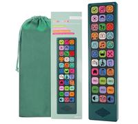 Skdtazrz AAC Device for Autism, Autism Toys Sensory Products Talking Aid Speech Therapy Tool for Non Verbal Kids & Adults, 6 Record Buttons, Switchable Male/Female Voice, Alternative Communication Aid