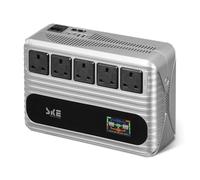 SKE UPS 850VA/480W UPS Power Supply UK Battery Backup & Surge Protector for Router Computer Uninterruptible Power Supply UK