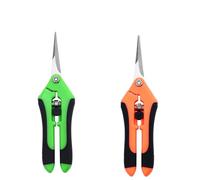 Skeadex Professional Pruning Shears, Heavy Duty Trimming Scissors, Stainless Steel Blades, Garden Shears for Bonsai Plants, Flowers, Harvest, Fruit, Vegetables (2 Pieces)