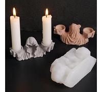 Skeadex Silicone Moulds, Halloween Moulds, Pack of 2 Silicone Moulds, Ghost Bride and Groom Casting Moulds, Silicone Halloween Plaster for Casting, Ghosts, Silicone Mould, Autumn Silicone Casting