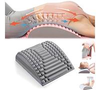 Skeayid Acemend Refresh - Neck & Back Stretcher, Cracker for Lower Pain Relief, Waist Massage Relaxation Yoga Multi-Level Adjustable Spine Board Lumbar Soothing Device (Grey)