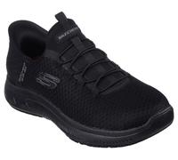 Skechers 108144EC/BBK SUMMITS SR-ENSLEE Womens Slip-Resistant Trainers Black Textile - Size UK 4