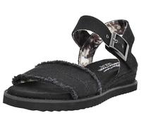 Skechers Women's Desert Kiss-Adobe Princess Sandal, Black/Black, 7.5