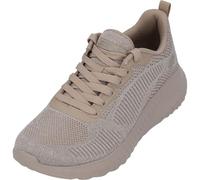 Skechers, 117219 Bobs, Laces, Fabric, taupe, 4 UK