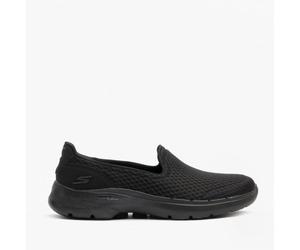 Skechers 124508/BBK GO WALK 6 BIG SPLASH Womens Slip On Trainers Black - UK 2.5