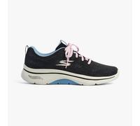 Skechers 125311/BKBL GO WALK ARCH FIT 2.0 - VIVID SUNSET Womens Trainers Black/Blue - Size UK 8