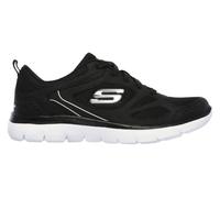 SKECHERS Womens Skechers Summits Suited Black/White 5