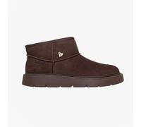 Skechers Women's Keepsakes Cozy Mini Hands Free Slip-ins Snow Boot, Chocolate, 6.5 UK