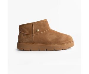 Skechers 167848/csnt Keepsakes Cozy - Mini Womens Boots Chestnut - Brown Leather - Size UK 4