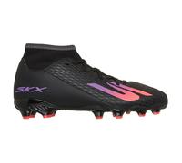 Skechers SKX_2 Jr High Youth MG Sneaker in Black/Purple, Size 1.5 | Synthetic/Textile