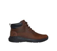Skechers 205175 Parson - Ederic Relaxed Fit Mens Wide Brown Leather Arch Support Lace Up Ankle Boots, 8.5 UK