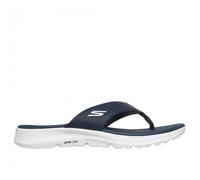 Skechers Men's GO CONSISTENT SANDAL 2.03 Point Sandal W/ Printed Pu Navy Synthetic/White trim | Size: 9 Skechers Navy 9