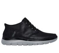 Skechers Men's Summits Siegul Sneaker, Black Suede/Charcoal Trim, 9 UK