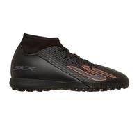Skechers SKX_2 Jr High Youth TF Shoes in Black/Orange, Size 1.5 | Synthetic/Textile