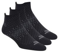 Skechers 3 Pack Men's Low Cut Socks in Black, Size Large