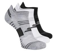Skechers 3 Pack Men's Performance Low Cut Running Heel Tab Socks in Dark Gray, Size Large