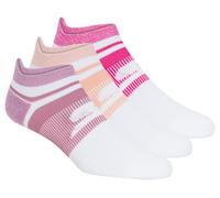 Skechers 3 Pack Women's Performance Low Cut Running Heel Tab Socks in Periwinkle/Pink, Size Medium