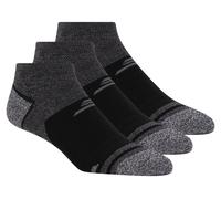 Skechers 3 Pack Women's Performance Low Cut Running Socks in Black/Gray, Size Medium
