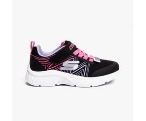 Skechers 303535l/bkmt Microspec Plus - Swirl Sweet Girls Sport Black/multi - Size UK 10 Kids