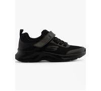 Skechers Infinite Heart Lights Casual Shoes, Black Mesh/Black Trim, 1 UK