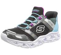 Skechers 303701L BKMT Sneaker, Black Synthetic/Multi Trim, 10 UK