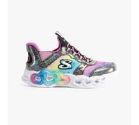 Skechers 303755l/bkmt Infinite Heart Lights - Etern Girls Trainers Black/multi - Size UK 12 Kids