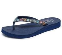 Skechers 31559, Women's Flip Flop, Blue (Navy), 8 UK (41 EU)