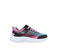Skechers 3d Multi Print Detail Flat Gore & Strap Sneaker, Multi, Size 2 Older Print