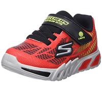 Skechers 400137N RDBK Trainers, Red Synthetic/Black & Yellow Trim, 6 UK