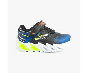 Skechers 400138N/BKBL FLEX-GLOW BOLT Boys Trainers Black/Blue Textile - Size UK 6 Infant