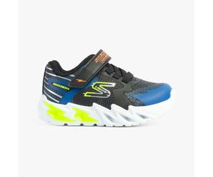 Skechers 400138N/BKBL FLEX-GLOW BOLT Boys Trainers Black/Blue - UK 5 (Small Kids)