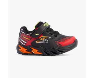 Skechers 400138N/BKRD FLEX-GLOW BOLT Boys Trainers Black/Red - UK 4 (Small Kids)