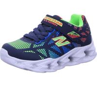 Skechers 400602L NVMT Sneaker, Navy Synthetic/Multi Trim, 2 UK