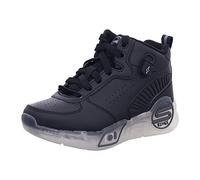 Skechers 400620L BLK Sneaker, Black Synthetic/Gold Trim, 3 UK