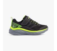 Skechers 403718L/BKLM BOUNDLESS Boys Trainers Black/Lime Textile - Size UK 12 Kids