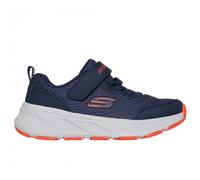 Skechers 404800L Edgeride Navy Orange Kids Single Riptape Strap Trainers Shoes
