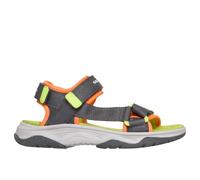 Skechers Boy's Tread Seeker Sandals in Charcoal/Orange, Size 13 | Textile/Synthetic, Machine Washable