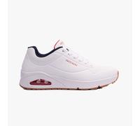 Skechers 52458/wnvr Uno - Stand On Air Mens Trainers White/red - Size UK 10.5