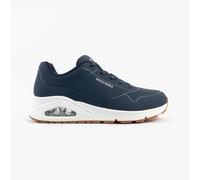 Skechers 73690/nvy Uno - Stand On Air Womens Trainers Navy Leather - Size UK 8