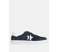 Skechers Academy Court Charm Leather Trainers Navy