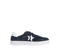 Skechers Women's Academy Court Charm Sneaker, Navy Leather/Trim, 6 UK