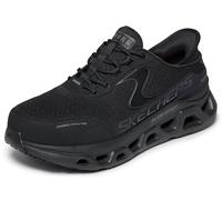 Skechers Altus Sr Carbon Nano Women's Hands-Free Slip On Safety Toe, Black/White, 35.5 EU